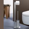 Butler de toilette LINEA 72 cm, mat, acier inoxydable, Zack