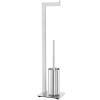 Butler de toilette LINEA 72 cm, mat, acier inoxydable, Zack