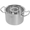 Batterie de cuisine ORIGINAL PROFI, set de 6, argent, acier inoxydable, Fissler