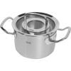 Batterie de cuisine ORIGINAL PROFI, set de 6, argent, acier inoxydable, Fissler