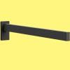 Porte-serviette LINEA 42 cm, noir, acier inoxydable, Zack