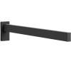 Porte-serviette LINEA 42 cm, noir, acier inoxydable, Zack
