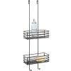 Caddie de douche IPARO 74 cm, noir, acier inoxydable, Zack