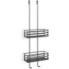 Caddie de douche IPARO 74 cm, noir, acier inoxydable, Zack