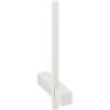 Porte papier toilette supplémentaire CARVO 19 cm, fixation murale, blanc, acier inoxydable, Zack