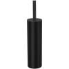 Brosse de toilette TUBO 40 cm, sur pied, noir, acier inoxydable, Zack