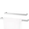 Porte-serviette LINEA 46 cm, mat, acier inoxydable, Zack