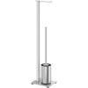 Butler de toilette CARVO 72 cm, mat, acier inoxydable, Zack
