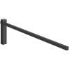 Porte-serviette CARVO 44 cm, noir, acier inoxydable, Zack
