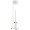 Butler de toilette CARVO 72 cm, blanc, acier inoxydable, Zack