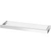 Étagère de salle de bain LINEA 46 cm, poli, acier inoxydable/verre, Zack