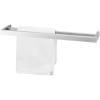 Porte-serviette LINEA 61 cm, double, mat, acier inoxydable, Zack