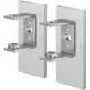 Support mural LINEA, set de 2, mat, acier inoxydable, Zack
