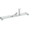 Étagère de salle de bain CARVO 66 cm, mat, acier inoxydable/verre, Zack