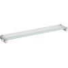 Étagère de salle de bain CARVO 66 cm, mat, acier inoxydable/verre, Zack