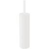 Brosse de toilette TUBO 40 cm, sur pied, blanc, acier inoxydable, Zack