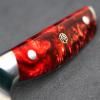 Couteau Santoku RESIN FUTURE 17 cm, rouge, Dellinger