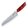 Couteau Santoku RESIN FUTURE 17 cm, rouge, Dellinger