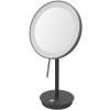 Miroir cosmétique ALONA 20 cm, noir, acier inoxydable, Zack