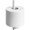 Porte papier toilette supplémentaire CARVO 19 cm, fixation murale, mat, acier inoxydable, Zack