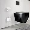 Porte papier toilette supplémentaire CARVO 19 cm, fixation murale, mat, acier inoxydable, Zack
