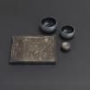Plat de service SOLSTICE 21 x 17,5 cm, or, porcelaine, Revol