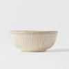 Bol RIDGED ALABASTER 160 ml, crème, céramique, MIJ