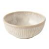 Bol RIDGED ALABASTER 160 ml, crème, céramique, MIJ
