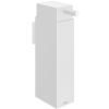 Distributeur de savon LINEA 190 ml, montage mural, blanc, acier inoxydable, Zack