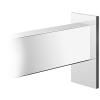 Support mural LINEA 6 cm, poli, acier inoxydable, Zack