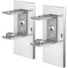 Support mural LINEA 6 cm, poli, acier inoxydable, Zack