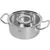 Batterie de cuisine ORIGINAL PROFI, set de 5, argent, acier inoxydable, Fissler