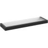 Étagère de salle de bain LINEA 46 cm, noir, acier inoxydable/verre, Zack