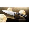 Couteau de chef EDONIST 20 cm, rivets en acier inoxydable, noir, Lion Sabatier