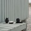 Porte-savon FJORD 11 cm, noir, grès, Stelton