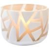 Support bougie pilier VAL 15 cm, blanc, verre, Philippi