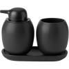 Distributeur de savon FJORD 300 ml, noir, grès, Stelton