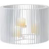 Support bougie pilier CIRCUS 32 cm, blanc, acier, Philippi
