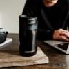 Mug thermos ETNA 300 ml, noir, acier inoxydable, Kambukka