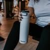 Bouteille thermos ELTON INSULATED 600 ml, blanc craie, acier inoxydable, Kambukka