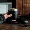 Thermos BORA 600 ml, noir mat, acier inoxydable, Kambukka