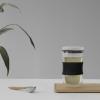 Mug de voyage MINIMA 450 ml, noir, verre, Viva Scandinavia