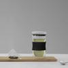 Mug de voyage MINIMA 450 ml, noir, verre, Viva Scandinavia