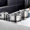 Batterie de cuisine ORIGINAL PROFI + poêle de service ORIGINAL PROFI, set de 6, Fissler