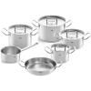Batterie de cuisine ORIGINAL PROFI + poêle de service ORIGINAL PROFI, set de 6, Fissler