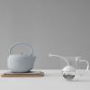 Infuseur à thé INFUSION GLOBE 16 cm, blanc, verre, Viva Scandinavia