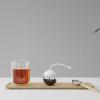 Infuseur à thé INFUSION GLOBE 16 cm, blanc, verre, Viva Scandinavia