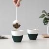 Infuseur à thé INFUSION GLOBE 16 cm, blanc, verre, Viva Scandinavia