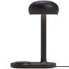 Lampe de table EMENDO 29 cm, avec chargeur sans fil Qi, noir, Eva Solo