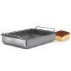 Plat à rôtir PROFESSIONAL 30 x 22 cm, avec support, gris, aluminium, Eva Solo